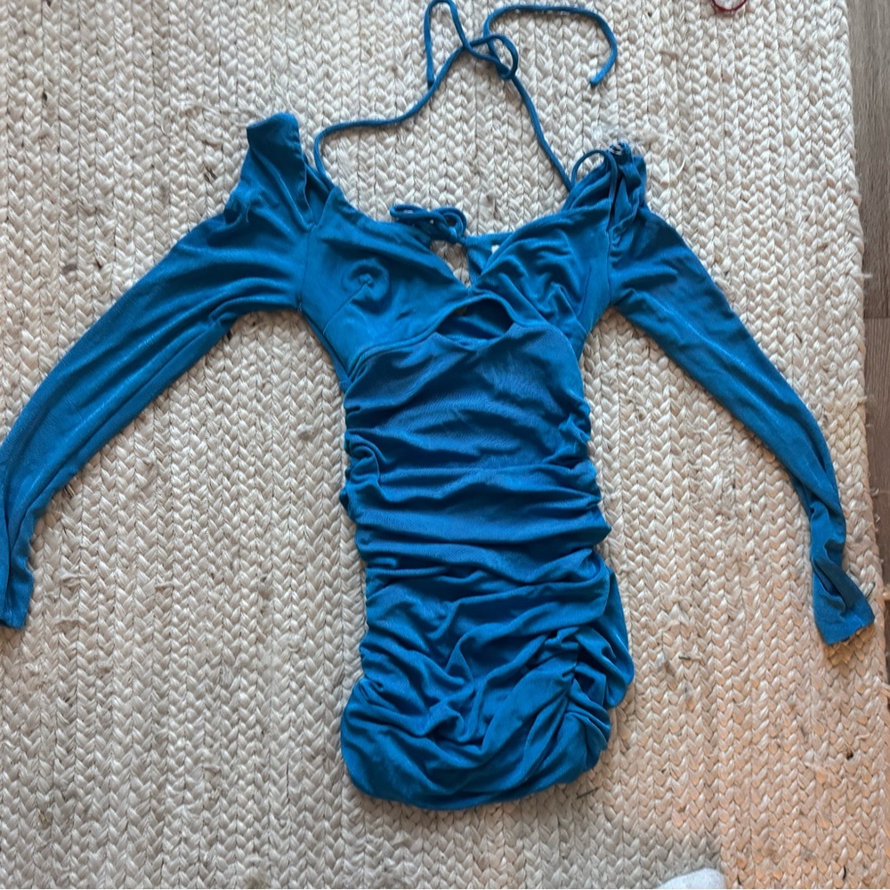 Blue bodycon Dress